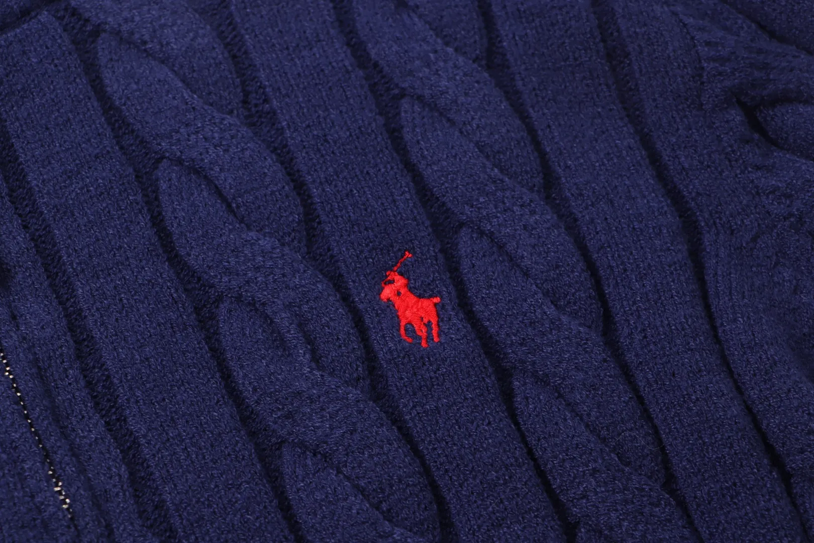 P230 RALPH LAUREN Ralph Lauren seven-color classic small label embroidered stand-collar long-sleeved half-zip knitted sweater tops for men and women seven colors Color: black white gray royal blue pink sky blue khaki code number: S M L XL material: cotton